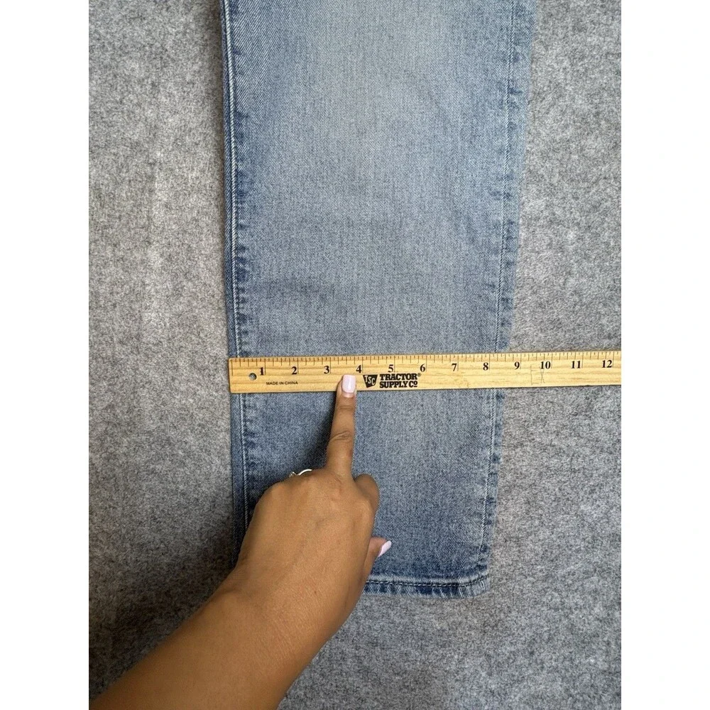 Levis 501 Jeans Mens 31 T Blue Button Fly Denim Pants Faded Work Distressed